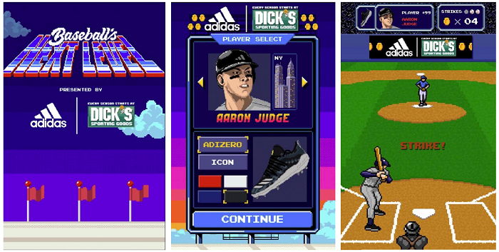 Snapchat baseball game
