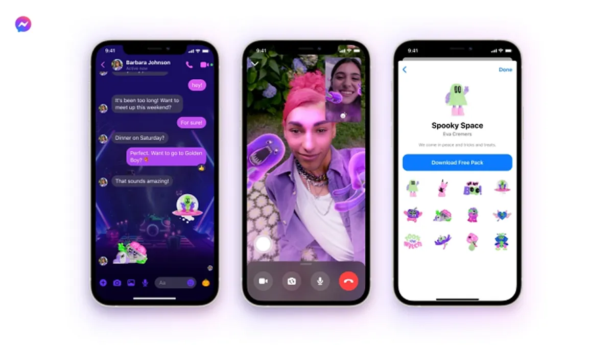 Facebook Messenger Halloween