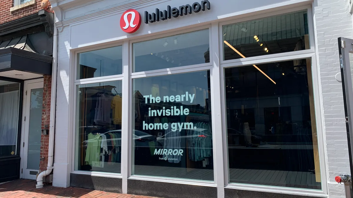 A Lululemon storefront in Georgetown