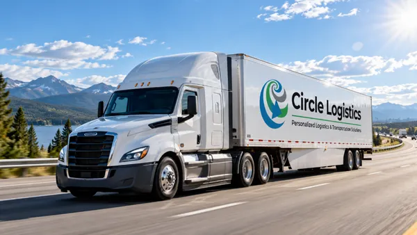 Circle Logistics truck reefer