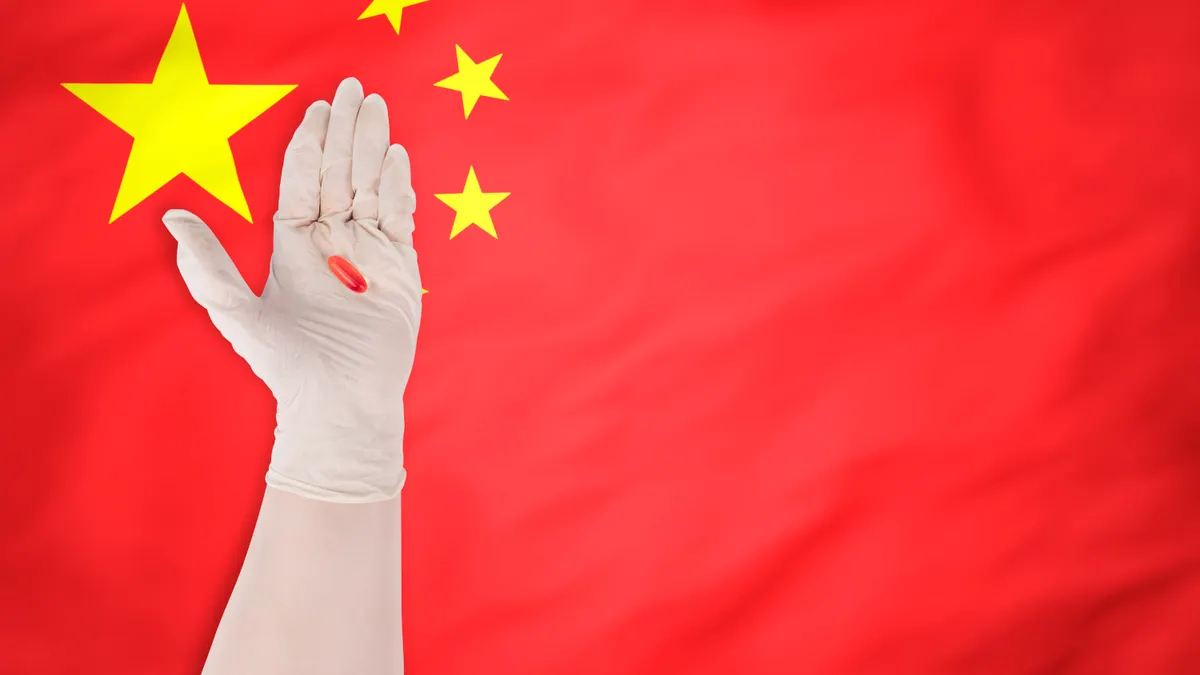 china flag pill