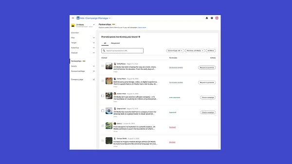 LinkedIn Thought Leader Ad discovery