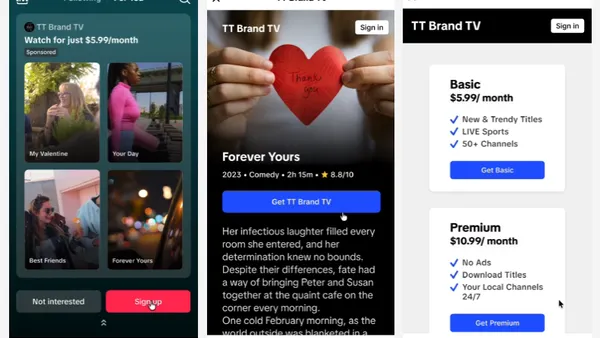 TikTok streaming ads