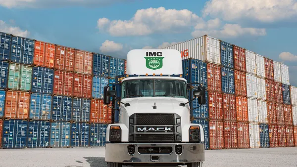 IMC Logistics truck containers