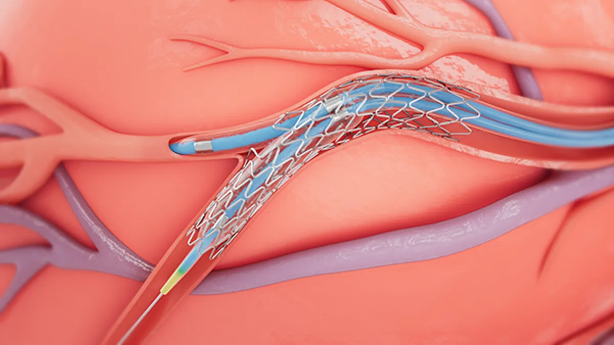 A Medtronic bifurcated stent