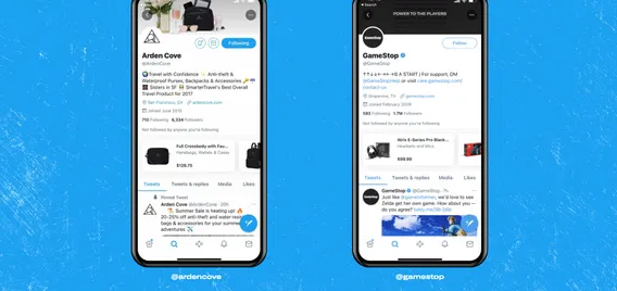 Twitter Shop module