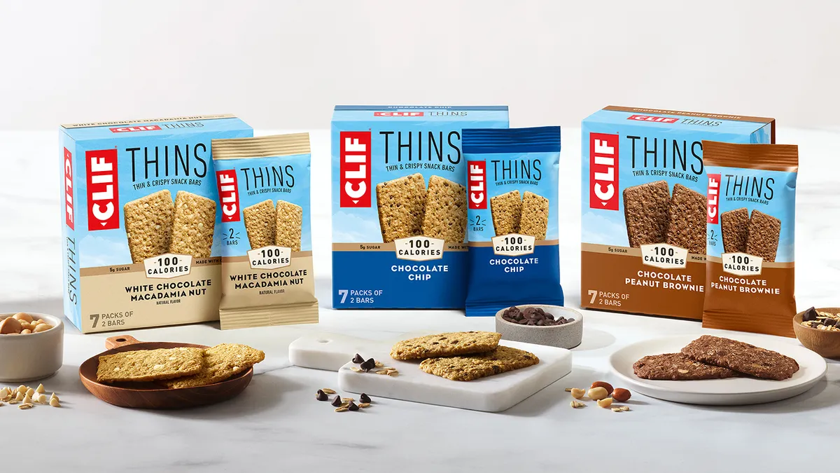 Clif Thins owned by Clif, which Mondelez International purchased in 2022