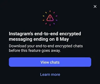 Instagram encryption