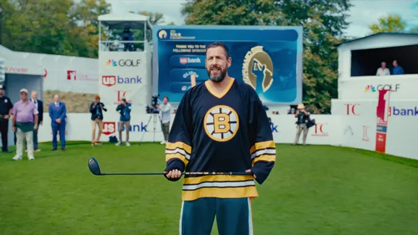 U.S. Bank branding in Happy Gilmore 2