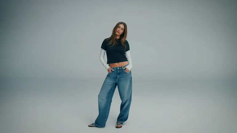 Gap sticks with ‘90s nostalgia, denim for Hailey Bieber capsule campaign