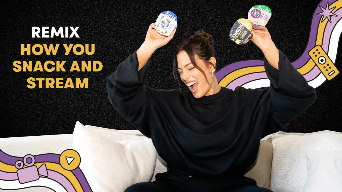 Danone North America yogurt brands Oikos, Too Good & Co. and Light + Fit team with model Ashley Graham for a TikTok live event