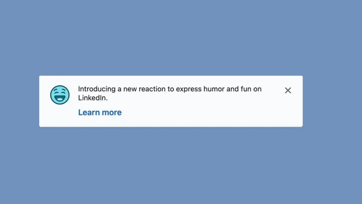 LinkedIn Funny reaction