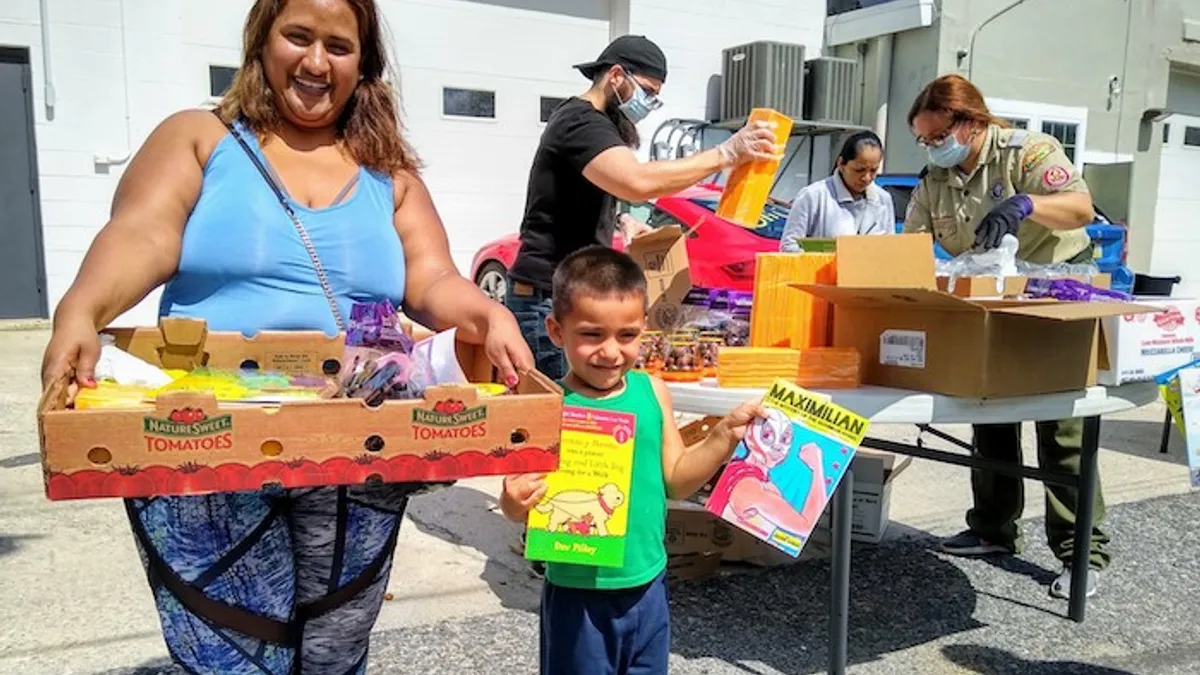 Along with modifying after-school programming during the coronavirus pandemic, Philadelphia's Mighty Writers is distributing groceries and other resources.