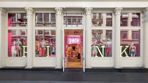 Storefront of a new Pink standalone store