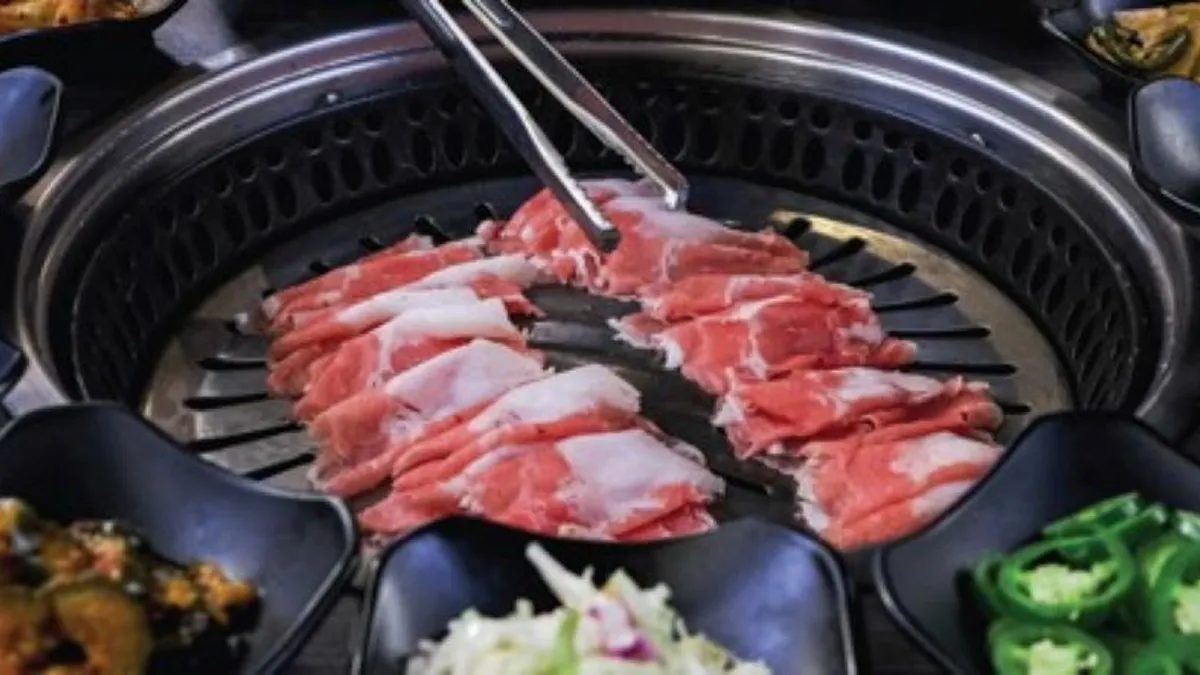 An image of a cooking apparatus in Gen Korean BBQ