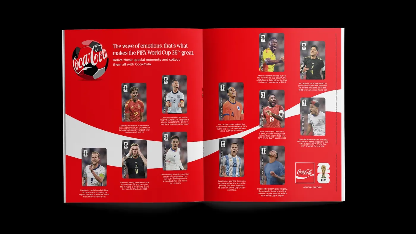 Coca-Cola World Cup Panini sticker book