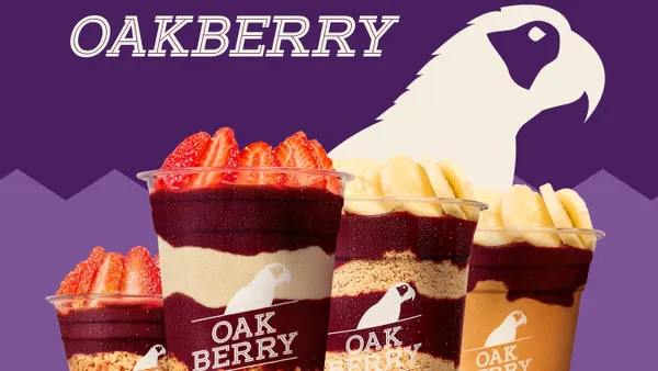 Oakberry bowls and smoothies.