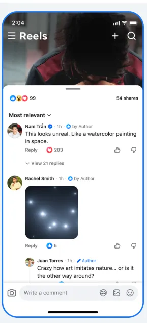 Facebook feed updates