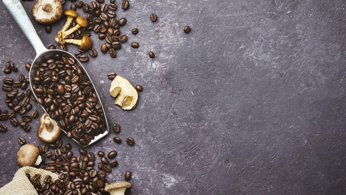 Mushroom coffee