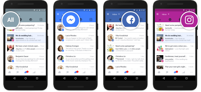 Facebook unified Page Manager