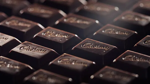 Cadbury chocolate made by Mondelez.