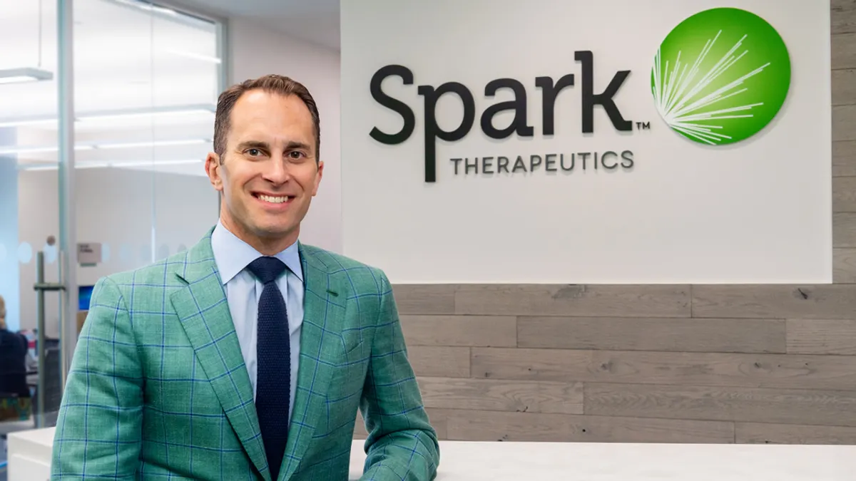 A photo of former Spark Therapeutics CEO Jeff Marrazzo