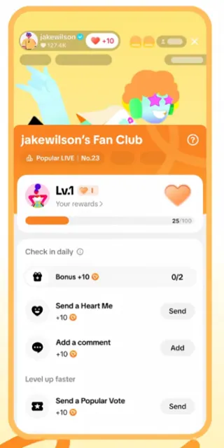 TikTok Live Fan Club