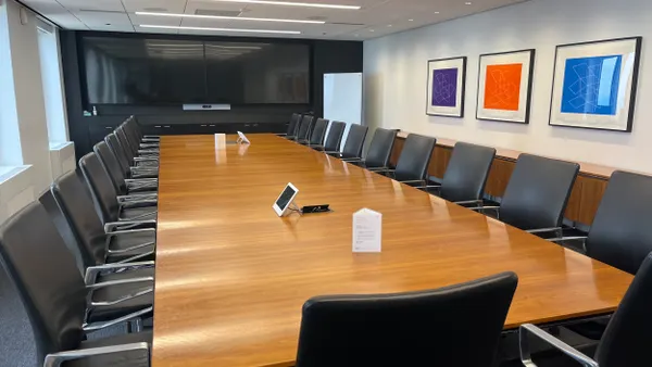 A conference room at the Aon Center's Cloud Level.