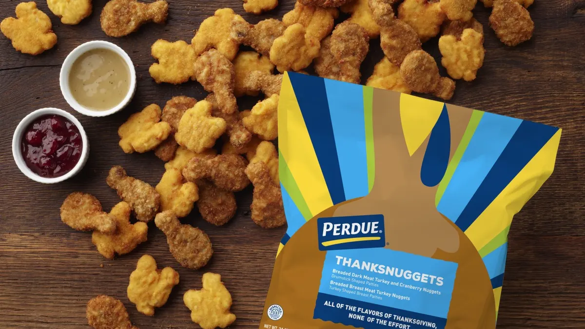 Perdue Farms made a limited quantity of turkey ThanksNuggets in November 2020.