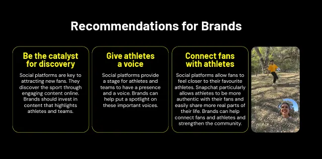 Snapchat women&#x27;s sports report