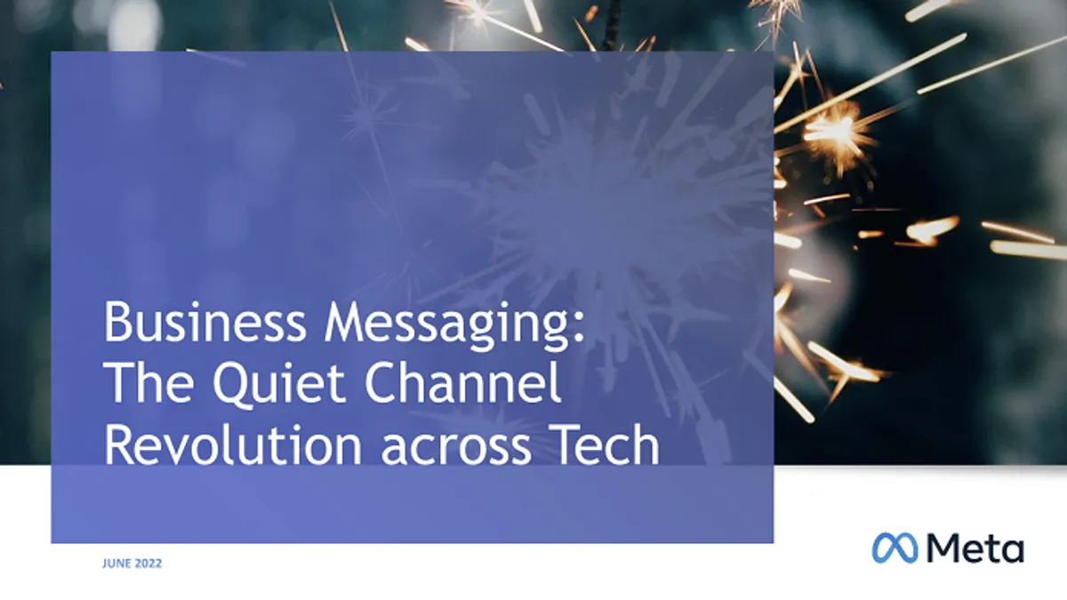 Meta messaging report