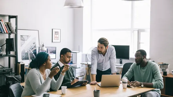 meeting in the office