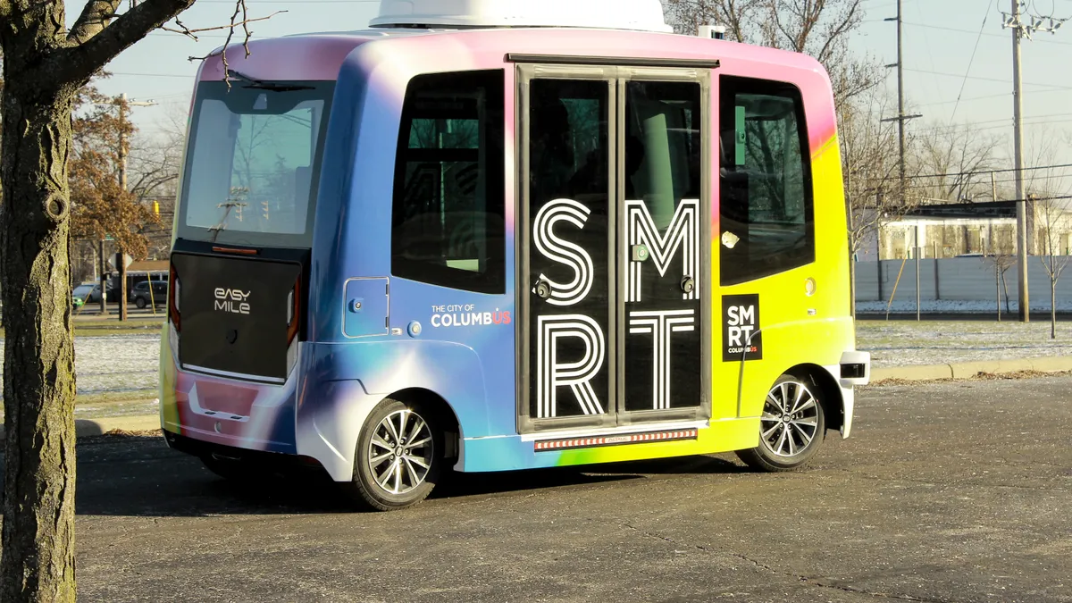 self driving shuttle columbus, ohio