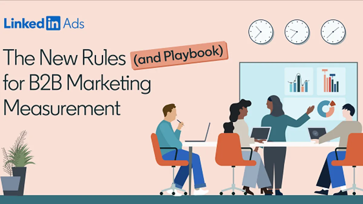 LinkedIn B2B marketing measurement infographic