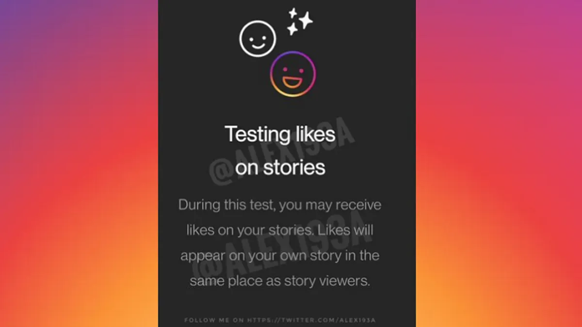 Instagram Likes on Stories