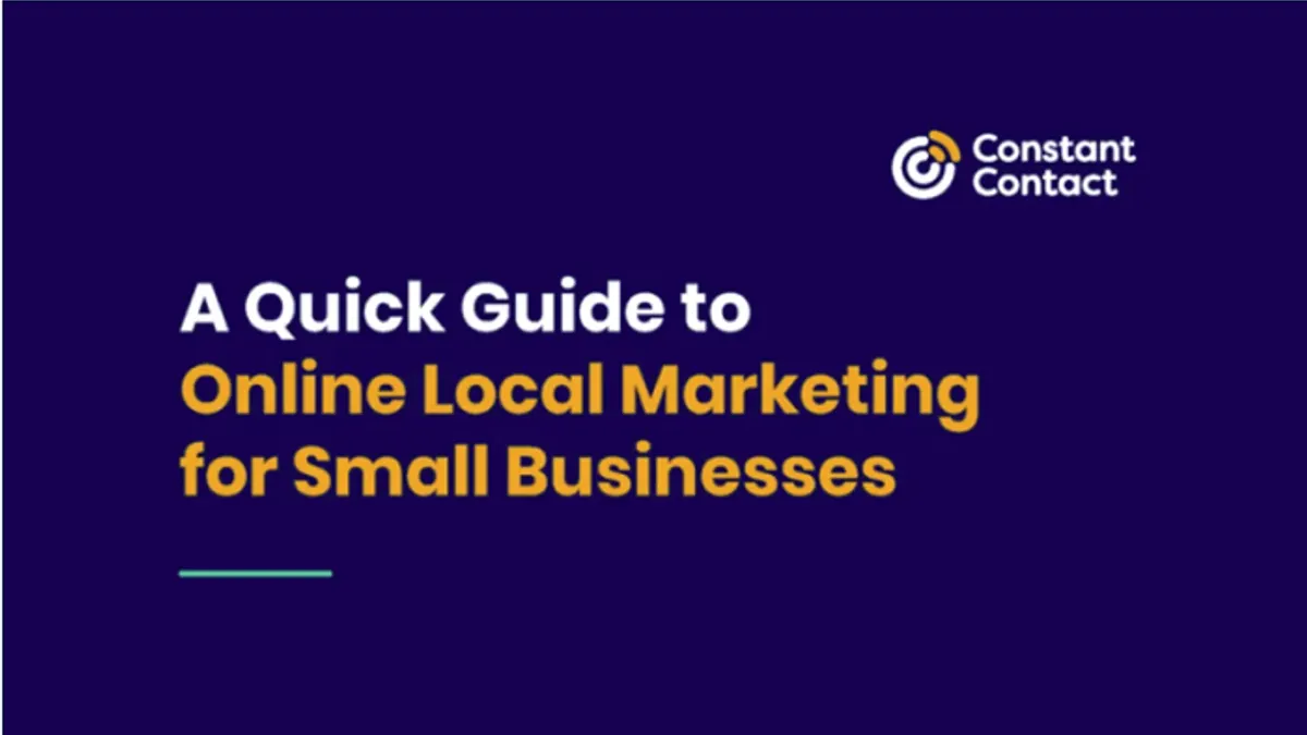 Local marketing tips infographic