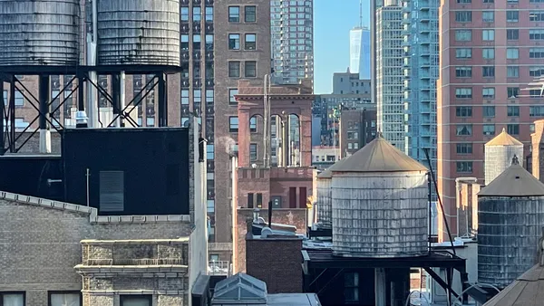 Skyscrapers in New York City.