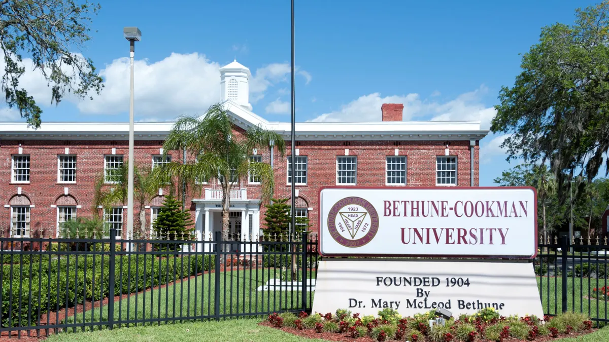 The campus of Bethune-Cookman University
