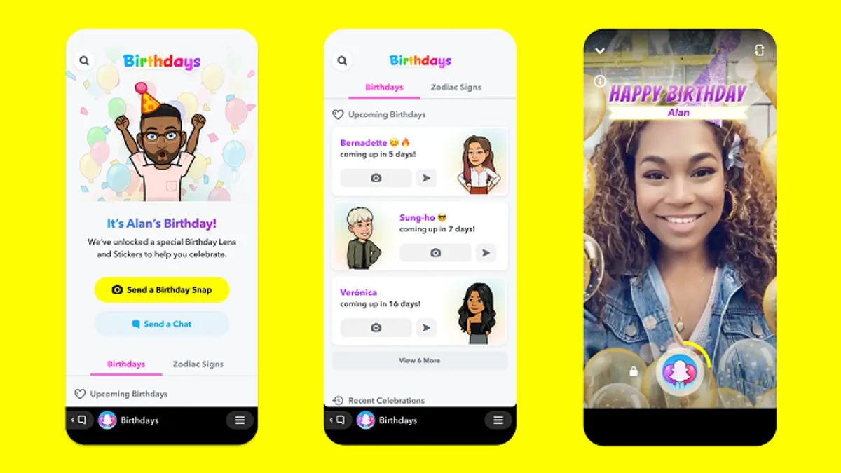 Snapchat Birthday Mini