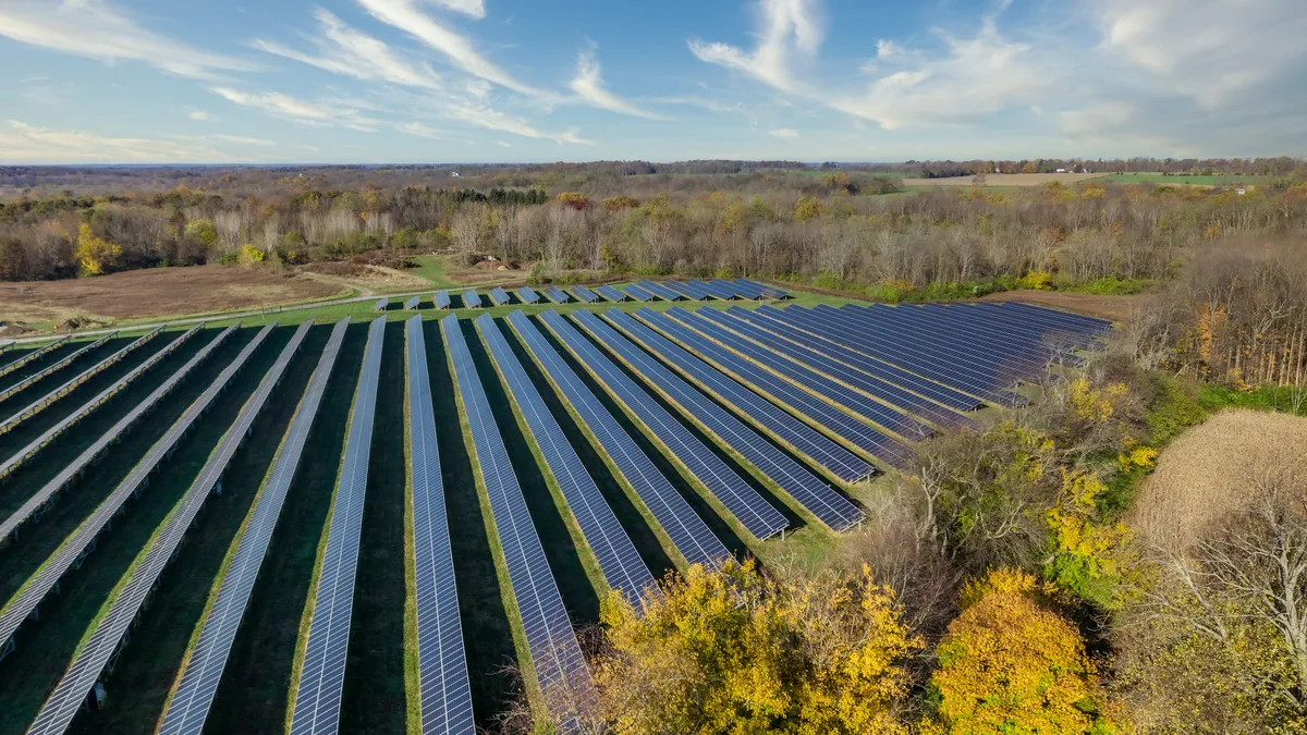 Solar farm in Ohio.