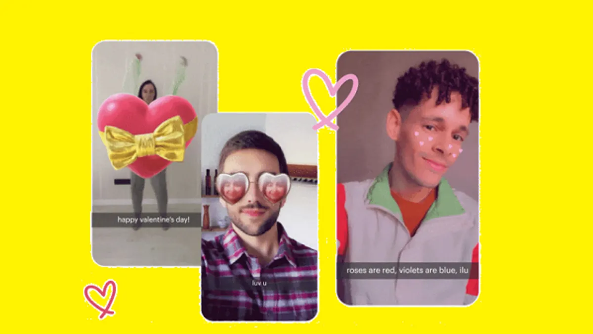 Snapchat Valentine's Day