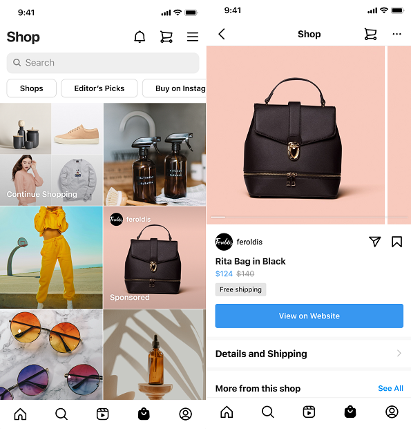 Instagram Shopping
