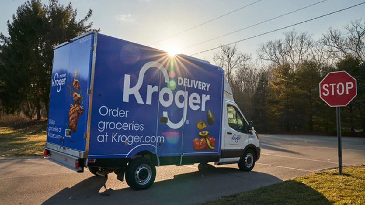 Delivery Kroger truck