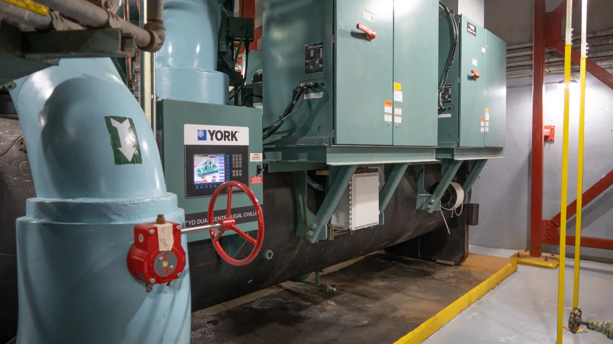 York's 1,500-ton, all-electric MaxE Chiller in the Fashion Institute of Technology.