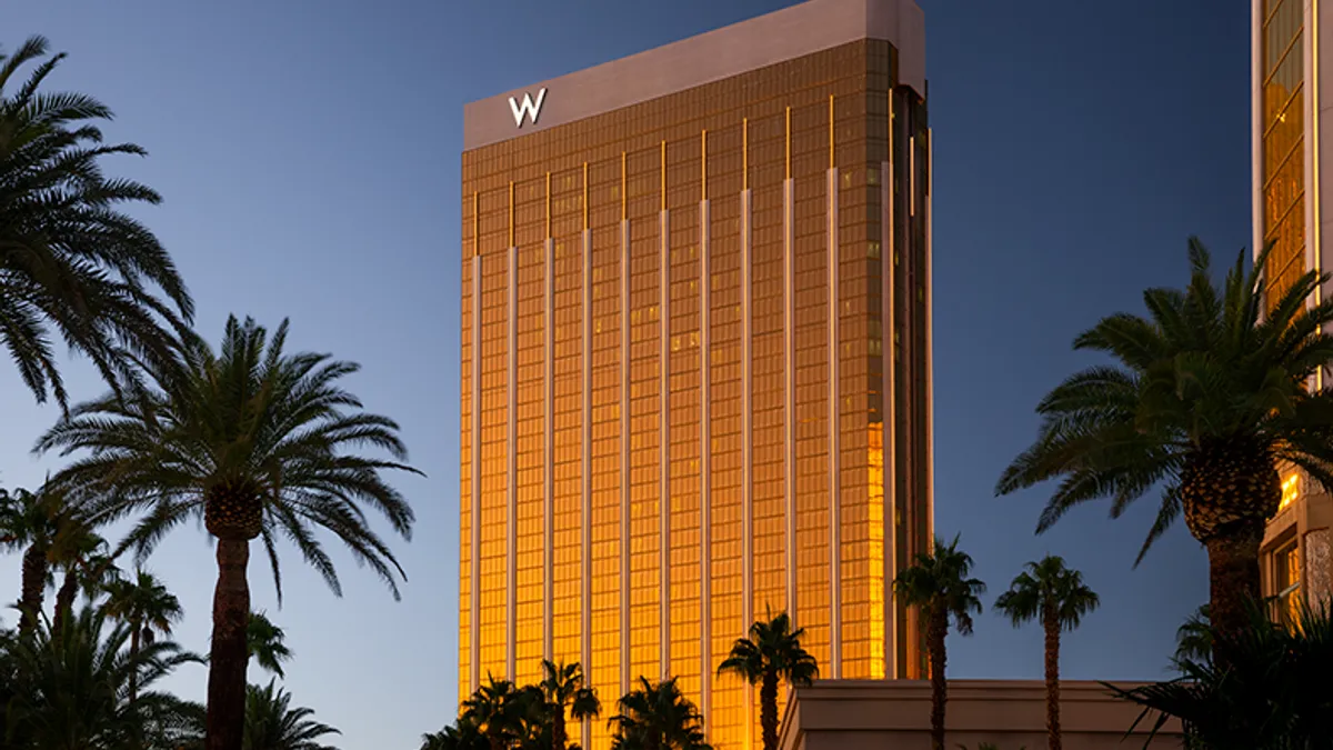 Through its strategic loyalty partnership with MGM Resorts, Marriott International will convert Delano Las Vegas under its luxury W Hotels brand.