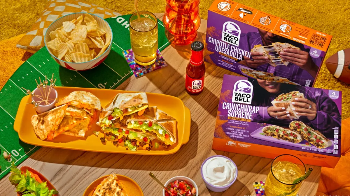 Kits that allow consumers to make Taco Bell items in their own home kitchen.