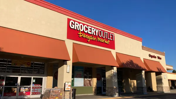 Exterior of a grocery store.