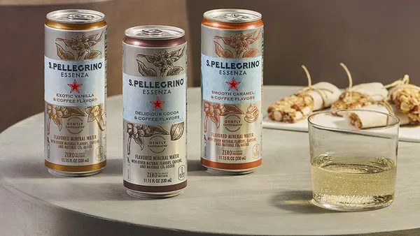 Nestle, sparkling water, caffeine