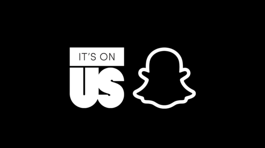 Snapchat It's On Us logo