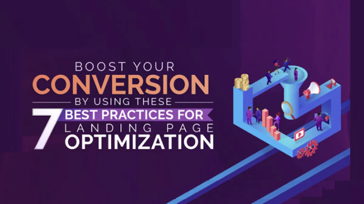 Landing Page Conversion infographic